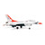 rcxperts MinimumRC F-16 Micro EDF Jet Rc Airplane, 30mm Ducted Fan 2S, 4CH RC Airplane with Gyro Stabilization, Delta Wing Mixing, Pre-Assembled(Left Throttle/4 Battery)