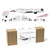 rcxperts MinimumRC F-16 Micro EDF Jet Rc Airplane, 30mm Ducted Fan 2S, 4CH RC Airplane with Gyro Stabilization, Delta Wing Mixing, Pre-Assembled(Right Throttle/1 Battery)
