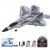 XMFHANG RC Plane 4 Channel, F22 Remote Control Airplane, 2.4GHZ RC Jet Fighter with 6-Axis Gyro Stabilizer, 3D/6G Mode, 2 Batteries, RC Fighter Aircraft Plane for Adults Beginners