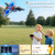 ENJOYFLY Foam Remote Control Airplanes, RC Planes with Light, RC Airplane Fighter Jet for Kids Adults 8-16, 360° Flip, Stunt Roll, Drones for Kids 8-12, Airplane Toy Gifts for Kids Boys - 3 Batteries