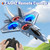 ENJOYFLY Foam Remote Control Airplanes RC Planes for Kids Adults 14+, RC Airplane Fighter Jet with Light, 360° Flip Fighter Jet Toys, Stunt Roll, Airplane Toy Gifts for Kids Boys