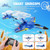 Fremego Su-27 RC Airplane,2.4GHz 2 Channel Remote Control Plane with Gyro Night Lights and 2 Batteries, Easy to Fly for Adults, Beginners and Kids Toy