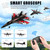 Fremego SU27 RC Plane, 2.4GHZ RC Airplane Ready to Fly Remote Control Airplane W/ 2 Batteries & 6-axis Gyro Stabilizer, 2CH RTF Hobby RC Glider for Beginners Kids Boys Girls Adults