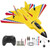ANTSIR F22 Raptor RC Airplane, Durable Foam Remote Control Jet with Gyro & LED Lights, 2 Rechargeable Batteries, 2.4GHz RC Glider Toy Gift for Kids Boys Girls Adults