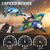 Tubokoro Foam Remote Control Airplanes with 3 Batteries, RC Planes for Kids Adults 8-16, RC Airplane Fighter Jet with Light, 360° Flip Fighter Jet Toys, Stunt Roll, Airplane Toy Gifts for Kids Boys