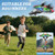 Tubokoro Foam Remote Control Airplanes RC Planes for Kids Adults, RC Airplane Fighter Jet with Light, 360° Flip Fighter Jet Toys, Stunt Roll, Airplane Toy Gifts for Kids Boys