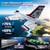 DEERC F16 Thunderbirds RC Plane,3CH Remote Control Airplane Fighter Toys,2.4GHz 6-axis Gyro Stabilizer RTF Glider Aircraft Plane with 2 Batteries,Easy to Fly for Beginners Kids Adults