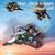 RGIMF Foam Remote Control Airplanes, RC Planes with Light, RC Airplane Fighter Jet, 360° Flip, Stunt Roll, Drones for Men, Remote Control Plane (Red)