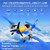 Beffkkip RC Plane 3-Channel 2.4GHZ RC Airplane, P51D Mustang Fighter with 2 Batteries, KF602 Remote Control Plane Gyroscopes Stabilization System Easy to Fly Suitable for Beginners, Kids, Adults
