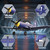 HAWK'S WORK 3 Channel RC Plane F4U Corsair, Remote Control Warbird Ready to Fly, 2.4GHz 6-axis Gyro Stabilizer, Easy to Fly for Kids & Beginners