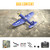 HAWK'S WORK 3 Channel RC Plane F4U Corsair, Remote Control Warbird Ready to Fly, 2.4GHz 6-axis Gyro Stabilizer, Easy to Fly for Kids & Beginners