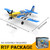 VOLANTEXRC RC Plane 4 Channel P51D Mustang Remote Control Airplane Fighter RTF with 6-Axis Gyro, 3 Modes Easy to Fly, 2.4GHz Radio Controlled Aircraft for Beginners & Adults (Blue)