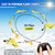 Yellow RC Plane for Kids Upgrade F-22 Raptor Fighter RC Airplane Remote Control Airplane Toys 2.4 GHZ Smart 6-axis Gyro Stabilizer RTF RC Jet Aircraft Easy to Fly Outdoor Toy RC Glider for Beginners