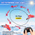 Red RC Plane for Kids Upgrade F-22 Raptor Fighter RC Airplane Remote Control Airplane Toys 2.4 GHZ Smart 6-axis Gyro Stabilizer RTF RC Jet Aircraft Easy to Fly Outdoor Toy RC Glider for Beginners