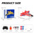 Red RC Plane for Kids Upgrade F-22 Raptor Fighter RC Airplane Remote Control Airplane Toys 2.4 GHZ Smart 6-axis Gyro Stabilizer RTF RC Jet Aircraft Easy to Fly Outdoor Toy RC Glider for Beginners