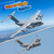 AIGIMU RC Airplane, RC Plane Ready to Fly, 2CH C-17 Remote Control Airplane with 6-axis Gyro Stabilizer Globemaster III Military Transport Aircraft for Beginners Boys Kids Adults