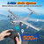 AIGIMU RC Airplane, RC Plane Ready to Fly, 2CH C-17 Remote Control Airplane with 6-axis Gyro Stabilizer Globemaster III Military Transport Aircraft for Beginners Boys Kids Adults