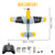 HAWK'S WORK 3 Channel RC Plane BF-109, Remote Control Airplane Ready to Fly, 2.4GHz 6-axis Gyro Stabilizer, Easy to Fly for Kids & Beginners