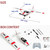 HAWK'S WORK 4 Channel RC Plane, Remote Control Airplane Cessna Ready to Fly, Brushless Motor 6-axis Gyro Stabilizer 3 Flight Mode Stunt Flying, Easy Trainer for Beginner & Kid