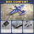 ANBURI RC Plane, F4U Remote Control Airplane, 2.4GHz 3 Channel Fighter with 6 Axis Gyro Stabilizer, Easy to Fly for Adults, Beginners