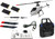 GoolRC C129 V2 RC Helicopter, 4 Channel Remote Control Helicopter with 6-Axis Gyro, 2.4GHz RC Aircraft with 3D Flips, Altitude Hold, One Key Take Off/Landing and 3 Batteries for Adults and Beginners