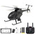 X-MechFun 1/16 Scale F119S MD500 LittleBirds RC Helicopter, 2.4G 9CH Flybarless Rotor Military Helicopter Model, 6G/3D Switchable Modes Aircraft with Takeoff/Landing (Professional Player)