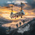 SYMA Remote Control Helicopter, S52H Military Transport RC Helicopter with Altitude Hold, One Key take Off/Landing, LED Light, Low Battery Reminder, Army Toys for Kids and Military Fans
