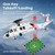SOWOFA Remote Controlled Helicopter K270 brushless Motor RC Helicopter Single Wing aileron Free 4CH 6-axis Gyroscope Altitude Hovering Suitable for Adult Beginners 14+