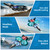 Tubokoro RC Planes with 3 Batteries for Kids Adults, Foam Remote Control Airplane Jet Helicopter Drone Toys for Kids Adults 8-12 12-16, Remote Control Plane Airplane Toys with Led Lights