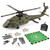 YounggDiy Mini WL K170 Black Hawkk Helicopter for Adults, WL K170 Black Hawkk UH-60L 170 2.4G 4CH Flybarless RC Helicopter, Outdoor Hobby RC Toy Model (RTF Version)