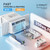 ROVSUN 8000 BTU Window Air Conditioner with Heat, Window AC Unit & Heater Combo with APP & Voice Smart Control