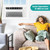 Wi-fi Control, 115V, Window AC Unit for Apartment, Bedroom, Medium Rooms up to 350 Sq. Ft. in White
