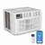Smart Window AC Unit with Smartphone App or Remote Control,3 Fan Mode,Sleep&ECO Mode,Washable Filter,for Bedroom, Cool Rooms Up to 350 Sq.Ft.
