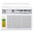 Senville 12000 BTU Window Air Conditioner, Cools Up to 550 Sq. Ft., Easy to Use, Washable Filter