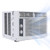 5000 BTU Window Air Conditioner, Mechanical Controls Window-Mounted AC Unit with Installation Kit, Compact Cooling for Bedroom