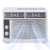 5000 BTU Window Air Conditioner, Mechanical Controls Window-Mounted AC Unit with Installation Kit, Compact Cooling for Bedroom