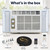 Senville 5,000 BTU Window Air Conditioner, Cools Up to 150 Sq. Ft., Easy to Use Mechanical Control
