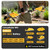 Garden Tools - Cordless Tiller Cultivator Compatible with DEWALT 20V MAX Battery (Tool Only), 310RPM Electric Rototiller with 40 Steel Tines, 9.1In Tilling Width & 6.3In Depth Tiller, Folding Design