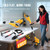 Garden Tools - Cordless Tiller Cultivator Compatible with DEWALT 20V MAX Battery (Tool Only), 310RPM Electric Rototiller with 40 Steel Tines, 9.1In Tilling Width & 6.3In Depth Tiller, Folding Design