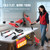 Cordless Tiller Cultivator Compatible with Milwaukee 18V Battery (Tool Only), 310RPM Electric Rototiller Garden Tools with 40 Steel Tines, 9.1In Tilling Width & 6.3In Depth, Folding Design