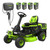 Greenworks 60V 30' Riding Lawn Mower (1.25 Acre, 16 HP Gas Equivalent, 6 MPH, Tow Up to 200 lbs.), (4) 8.0Ah Batteries (1,920 Wh Max) + Turbo Wall Charger