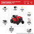 CRAFTSMAN 36" Gas Riding Lawn Mower with 11.5 HP* Briggs and Stratton Single-Cylinder Engine, Gas Lawn Tractor with 7-Speed Transmission, Red/Black (13AC77XYA93)
