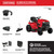 CRAFTSMAN 36" Gas Riding Lawn Mower with 11.5 HP* Briggs and Stratton Single-Cylinder Engine, Gas Lawn Tractor with 7-Speed Transmission, Red/Black (13AC77XYA93)