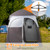 VINGLI 2 Room Shower Tent, 7.5 FT Instant Pop Up Shelter with Carrying Bag, Privacy
