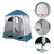 Outvita Oversize 2 Rooms Shower Tent, 7.5 FT Outdoor Pop up Changing Room, Instant Extra