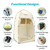 Portable Camping Shower Tent with Floor, 6.9 FT Extra Tall Shelter with 3 Internal