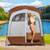 Shower Tent, Oversize Space Privacy Tent with Floor, Removable Rain