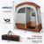 Shower Tent, Oversize Space Privacy Tent with Floor, Removable Rain