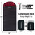 Sleeping Bag 100% Cotton Flannel XXL for Adults Big and Tall,Free Compression Sack