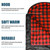 Degree Sleeping Bag for Adults - Cotton Flannel 4 Season Cold Weather Winter, XXL Big and Tall Camping